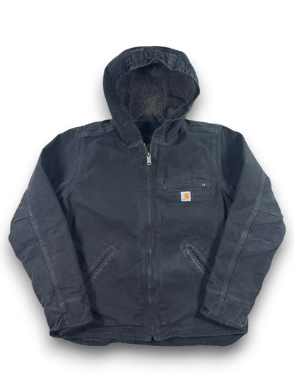 Carhartt Sierra Jacket Sherpa Lined Women's Black Size Small Small Loose Fit