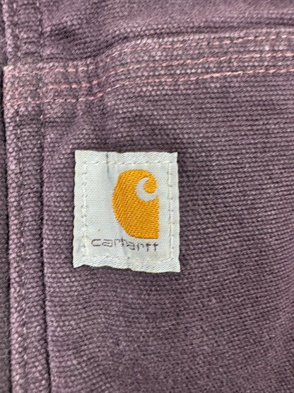 Carhartt Women's Full Swing Sherpa Lined Duck Canvas Jacket Detachable Hood - M