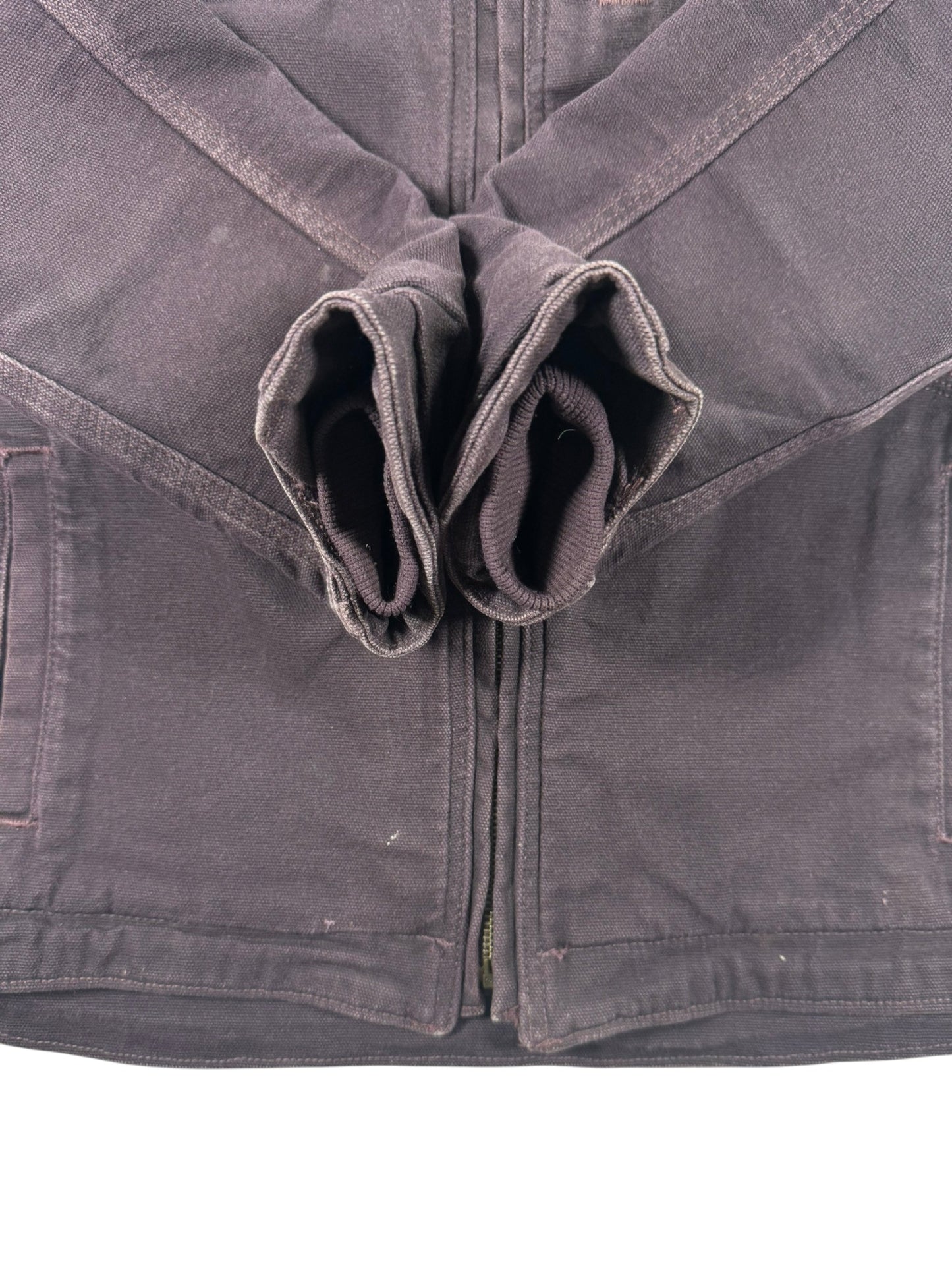 Carhartt Women's Full Swing Sherpa Lined Duck Canvas Jacket Detachable Hood - M