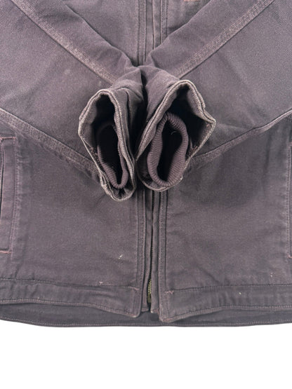 Carhartt Women's Full Swing Sherpa Lined Duck Canvas Jacket Detachable Hood - M