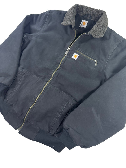 Carhartt Women's Wildwood Detroit Jacket Sherpa Lined 100815 Black Size M 8/10