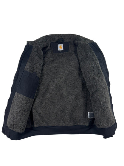 Carhartt Women's Wildwood Detroit Jacket Sherpa Lined 100815 Black Size M 8/10