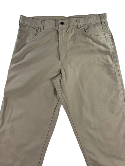 Carhartt FR Flame Resistant Carpenter Pants Womens Size 6 Loose Fit WFRB15 Beige