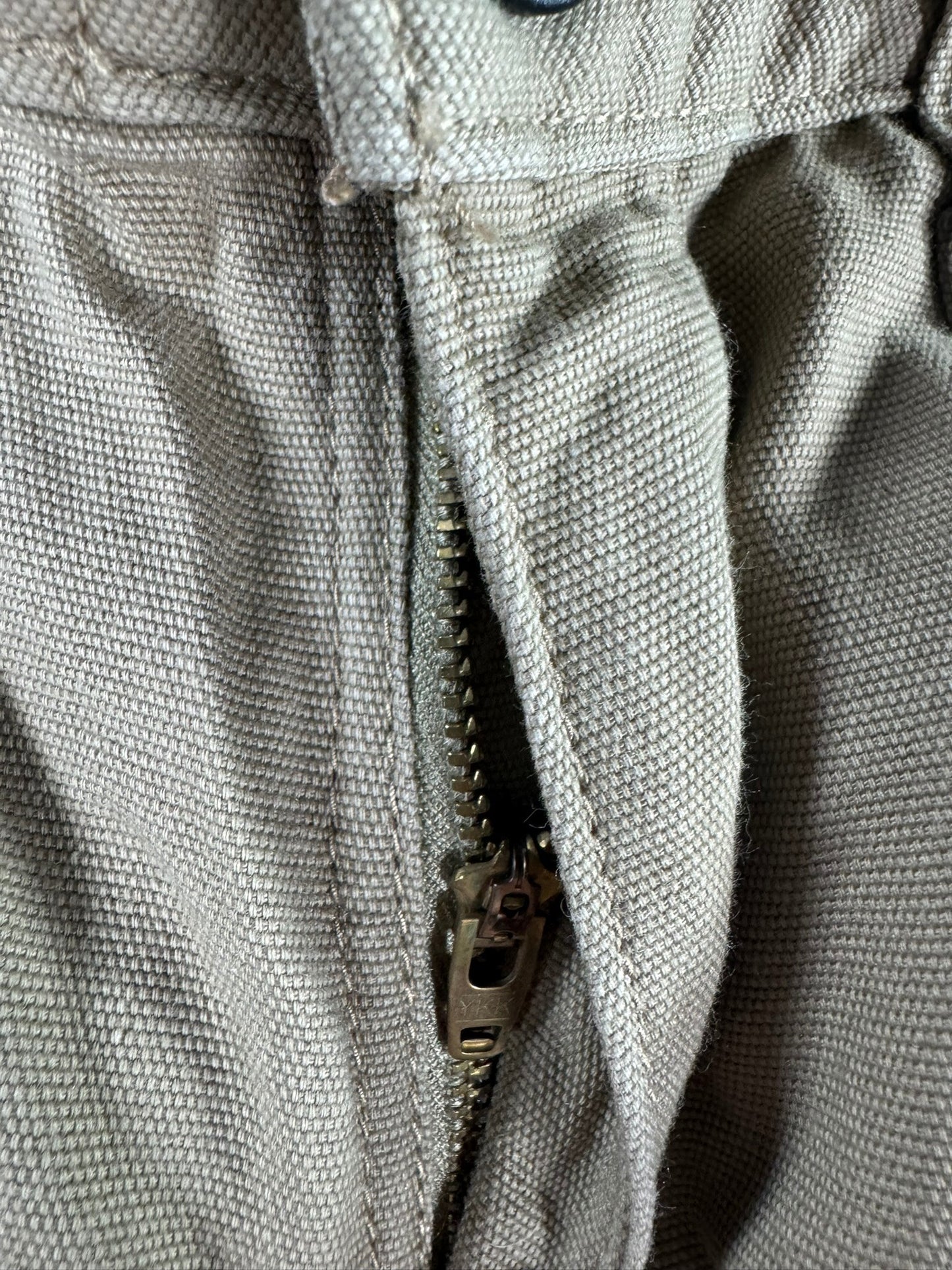Carhartt FR Flame Resistant Carpenter Pants Womens Size 6 Loose Fit WFRB15 Beige