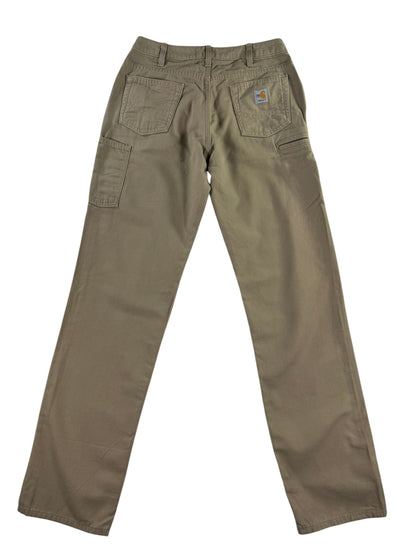 Carhartt FR Flame Resistant Carpenter Pants Womens Size 6 Loose Fit WFRB15 Beige