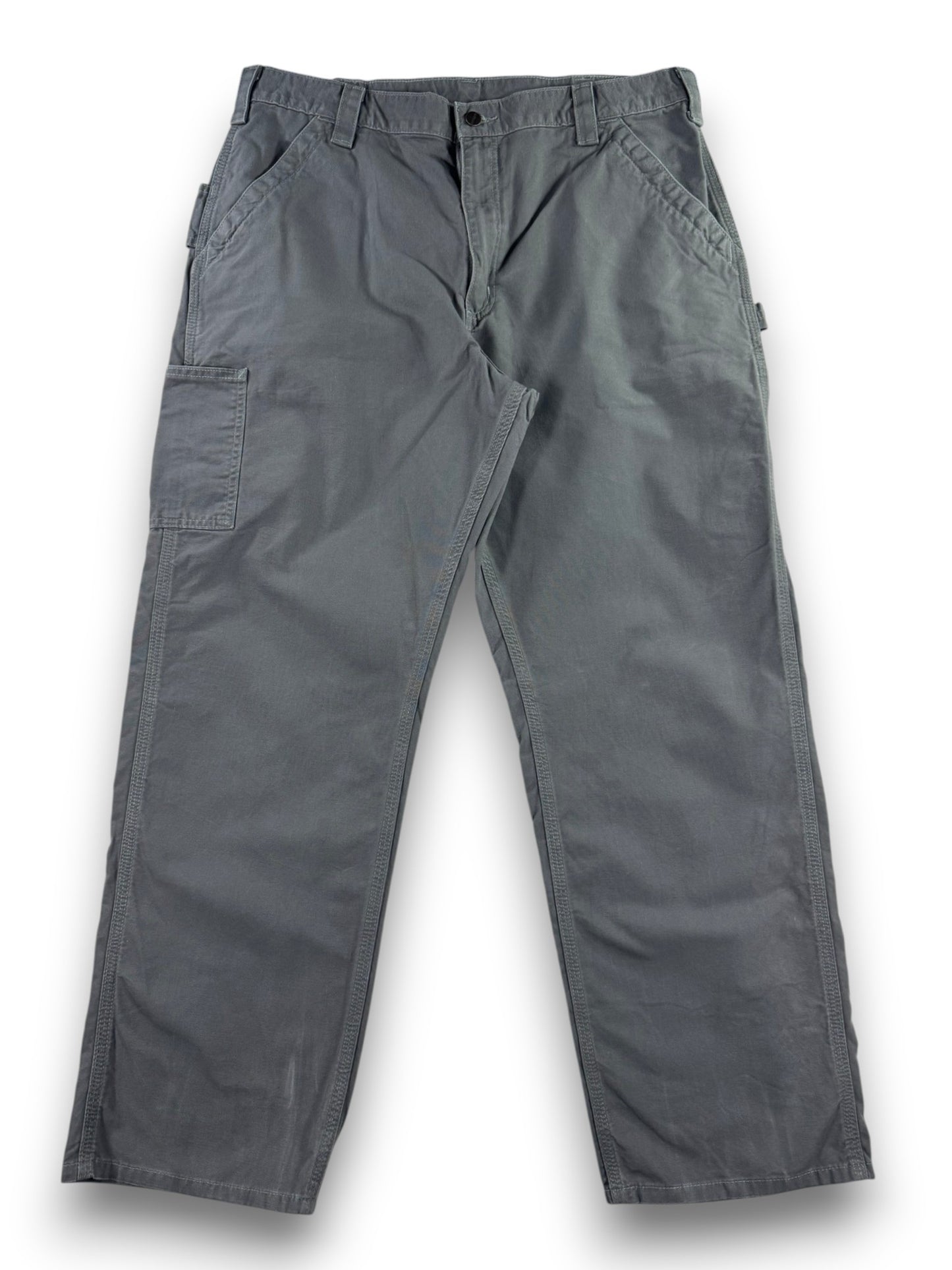 Carhartt B151 FAT Loose Original Fit Canvas Carpenter Work Pant Mens 36x32 Gray