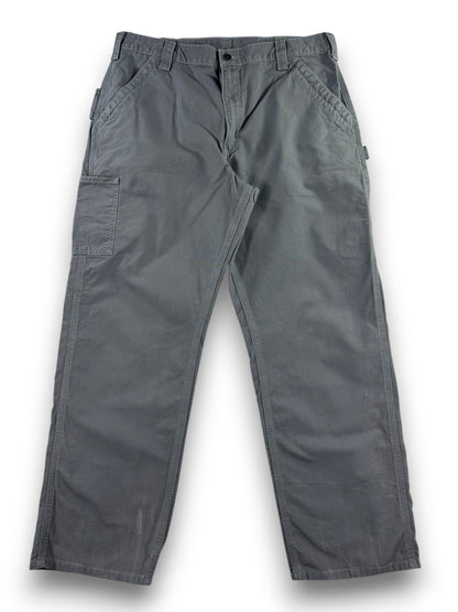 Carhartt B151 FAT Loose Original Fit Canvas Carpenter Work Pant Mens 36x32 Gray