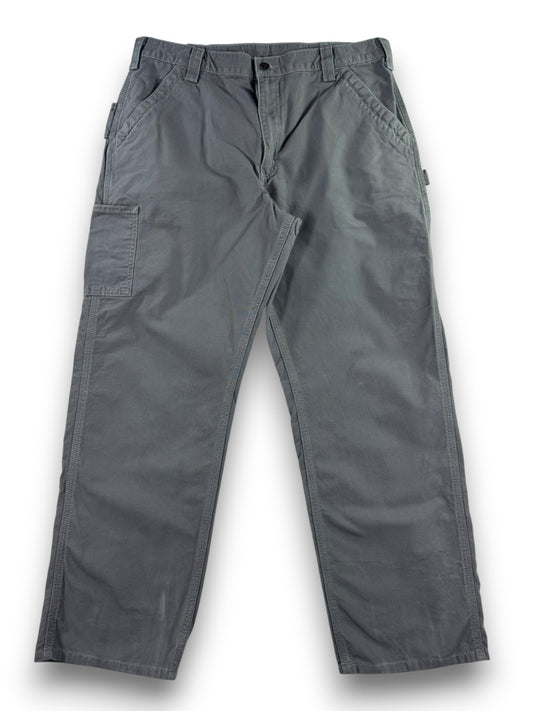 Carhartt B151 FAT Loose Original Fit Canvas Carpenter Work Pant Mens 36x32 Gray