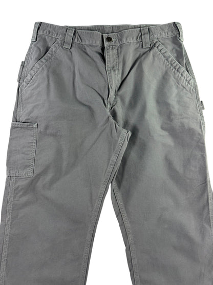 Carhartt B151 FAT Loose Original Fit Canvas Carpenter Work Pant Mens 36x32 Gray
