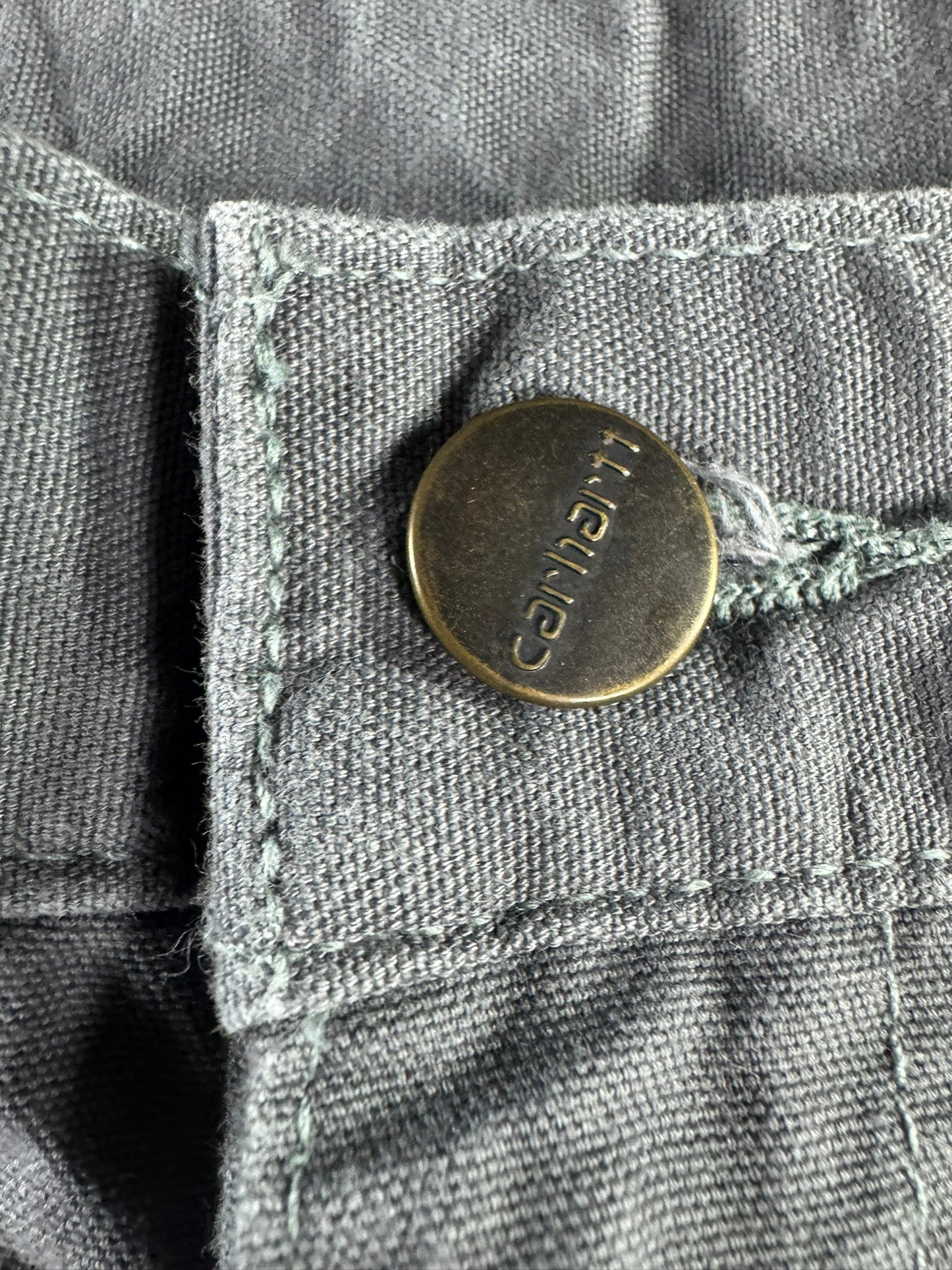 Carhartt B151 FAT Loose Original Fit Canvas Carpenter Work Pant Mens 36x32 Gray