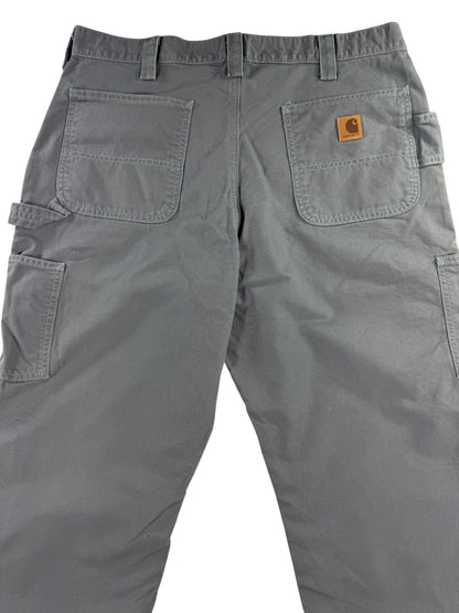 Carhartt B151 FAT Loose Original Fit Canvas Carpenter Work Pant Mens 36x32 Gray