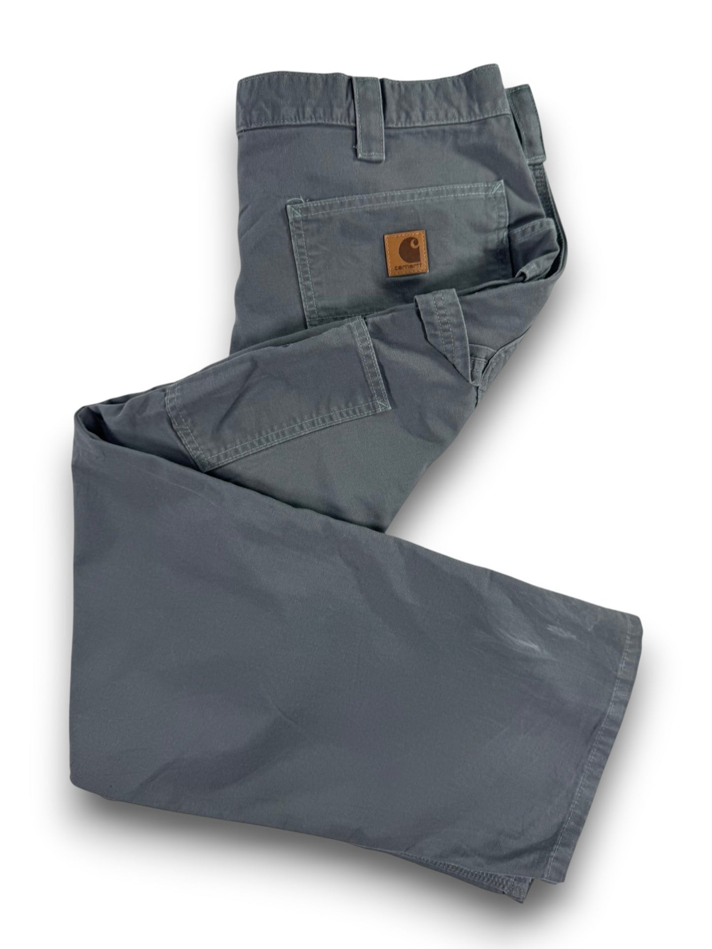 Carhartt B151 FAT Loose Original Fit Canvas Carpenter Work Pant Mens 36x32 Gray