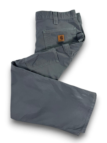 Carhartt B151 FAT Loose Original Fit Canvas Carpenter Work Pant Mens 36x32 Gray