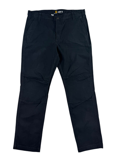 Carhartt Canvas Stretch Men’s 38x32 Pants Straight Fit Workwear Black
