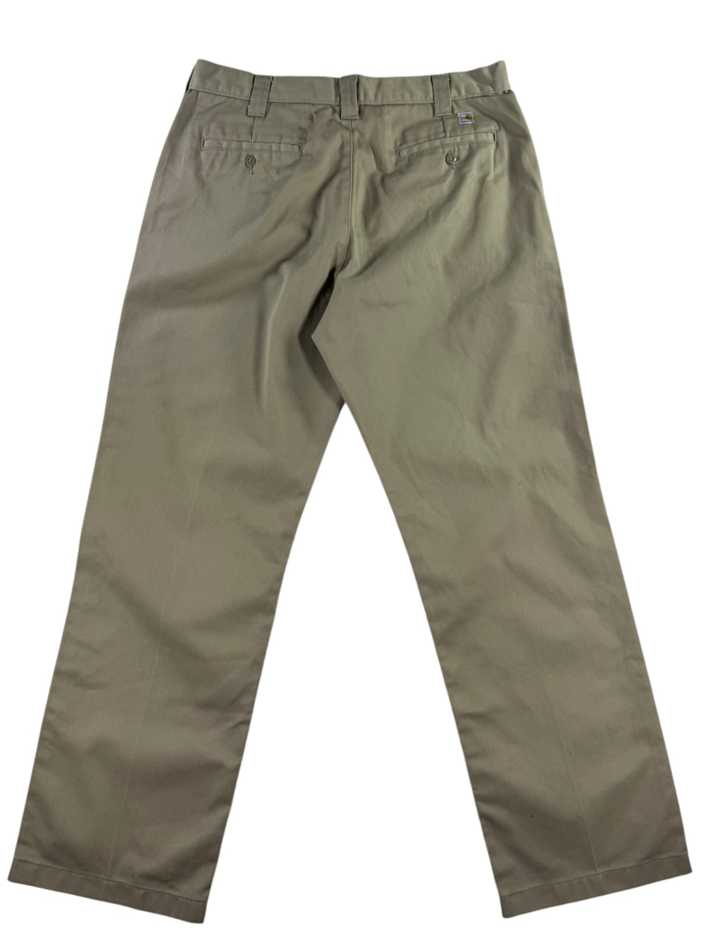 Carhartt Men's Relaxed Blended Twill Work Pants Cotton Beige Size 36x32 B290 KHI