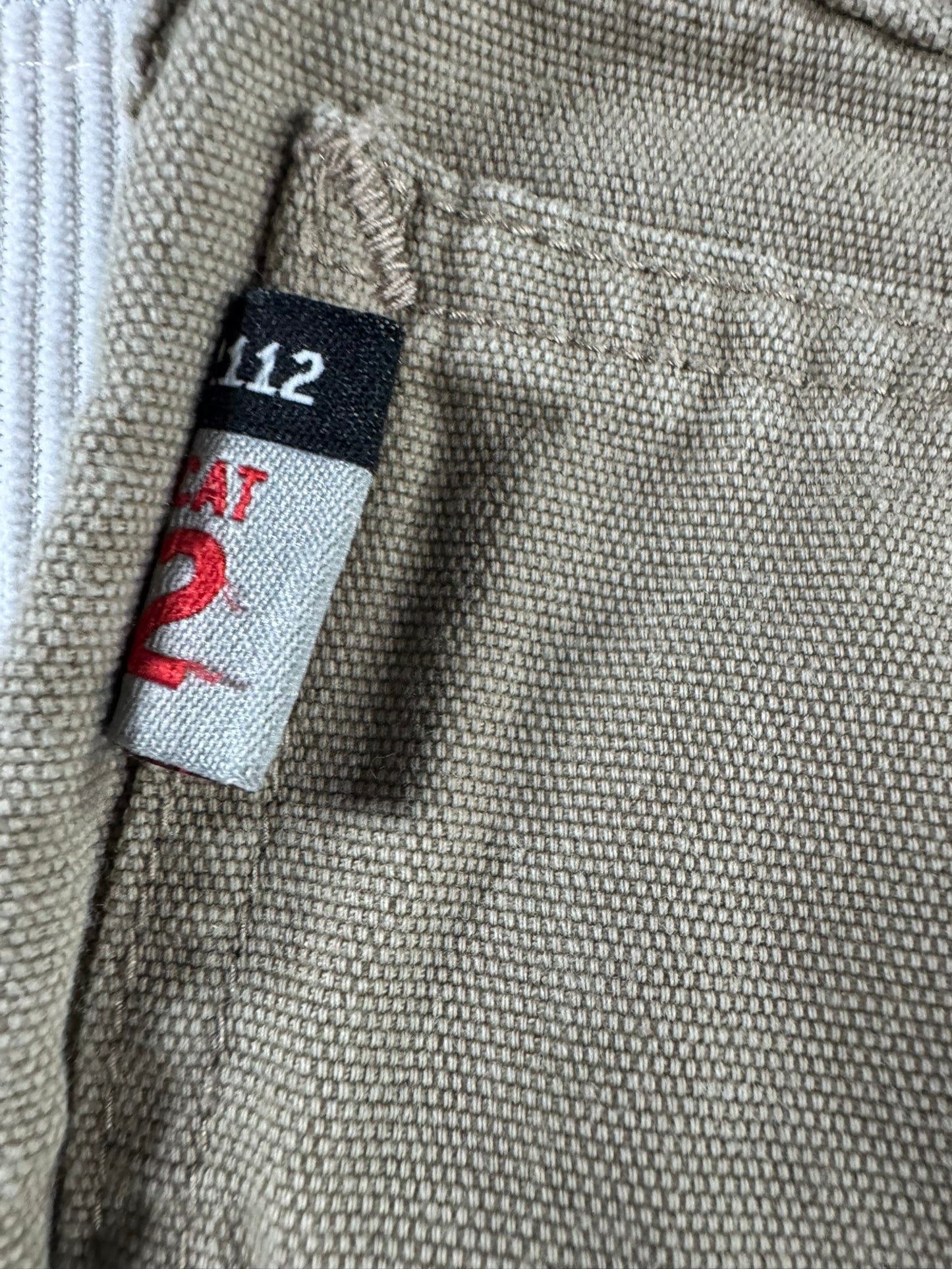 Carhartt Flame Resistant Work Pants Men's Size 36x34 FRB159 GKH Khaki Loose Fit