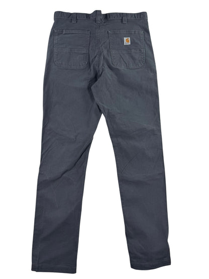 Carhartt Canvas Stretch Men’s 36x34 Pants Straight Fit Workwear Shadow Grey