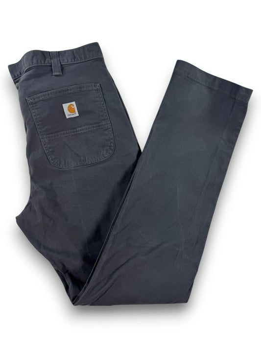 Carhartt Canvas Stretch Men’s 36x34 Pants Straight Fit Workwear Shadow Grey