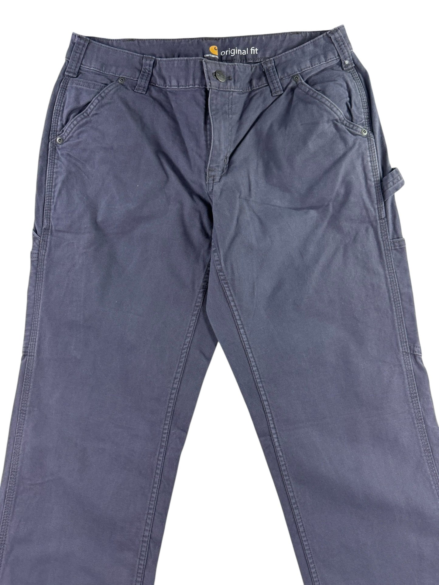 Carhartt Loose Fit 102080-011 Canvas  Carpenter Stretch Pants Women's Size 10T