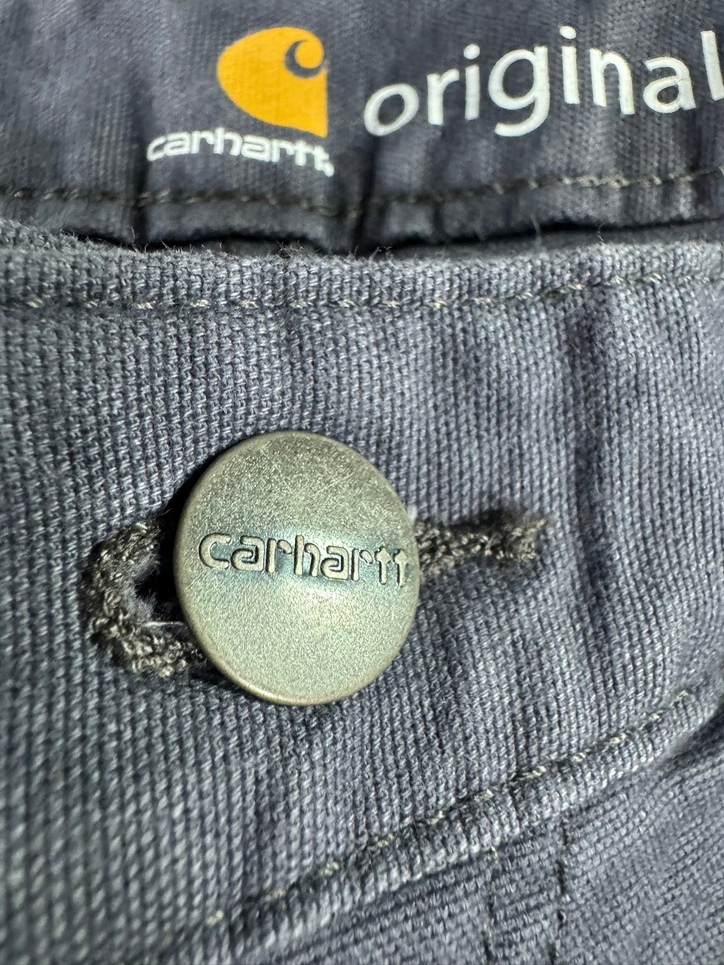 Carhartt Loose Fit 102080-011 Canvas  Carpenter Stretch Pants Women's Size 10T
