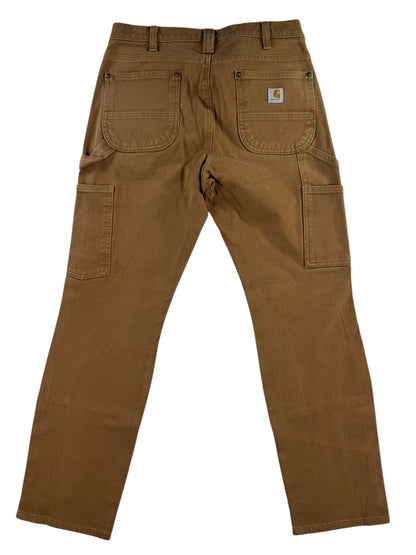 Carhartt 104296 BRN Women’s Straight Fit Stretch Double Knee Twill Pants Size 6