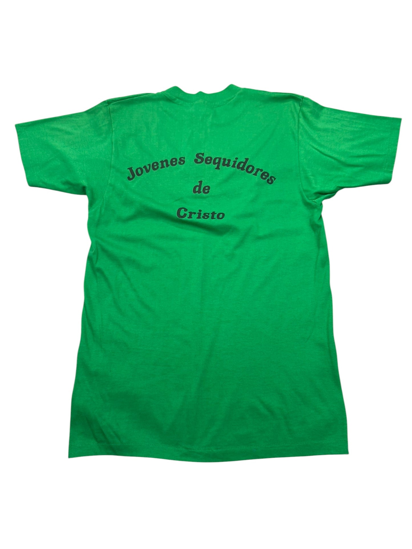 Vintage 1980s St. Dominic Jóvenes Seguidores de Cristo Single Stitch Jesus Tee (M)