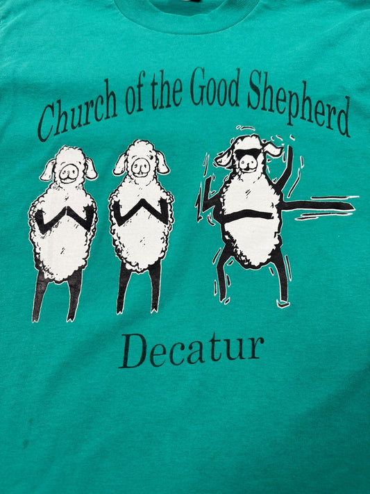 Vintage Church of the Good Shepherd Jesus Tee – Decatur Tee (S)