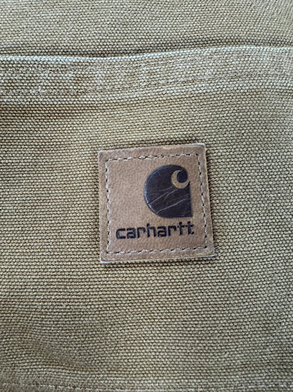 Carhartt B11 BRN Carpenter Pants Brown Duck Canvas Work Trousers Men's 34x34