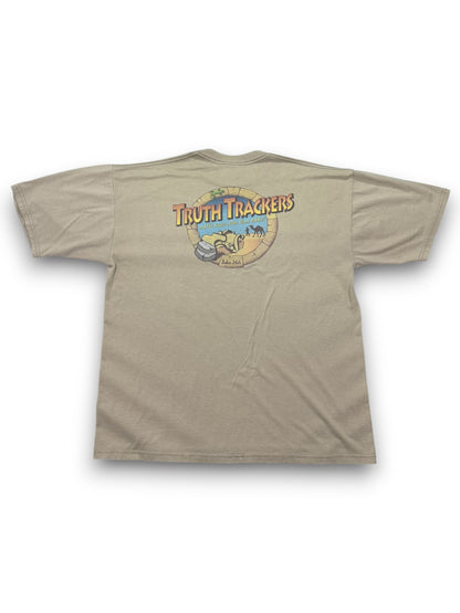 Vintage Y2K Truth Trackers Indiana Jones John 14:6 Jesus Tee (XL)