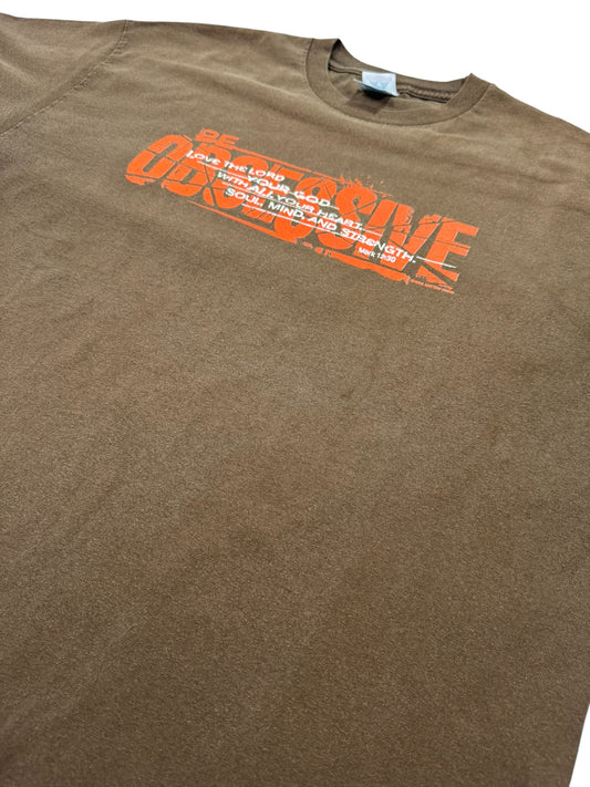 Vintage Be Obedient Christian Jesus Tee (XL)
