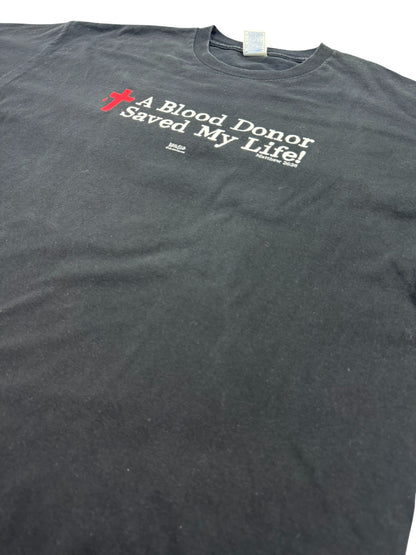 Vintage Kerusso “A Blood Donor Saved My Life” Christian Jesus Tee (2XL)