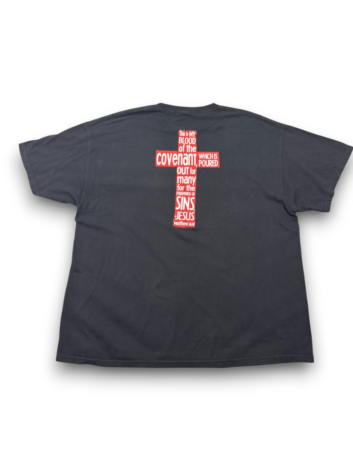 Vintage Kerusso “A Blood Donor Saved My Life” Christian Jesus Tee (2XL)