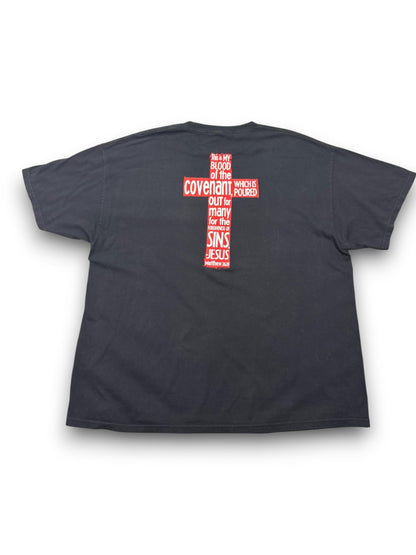 Vintage Kerusso “A Blood Donor Saved My Life” Christian Jesus Tee (2XL)