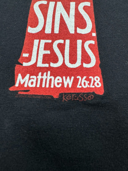 Vintage Kerusso “A Blood Donor Saved My Life” Christian Jesus Tee (2XL)