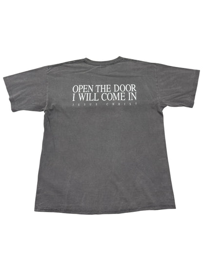 Fader Vintage 90s Jesus “Knock Knock” Revelation 3:20 Single Stitch Jesus Tee (XL)