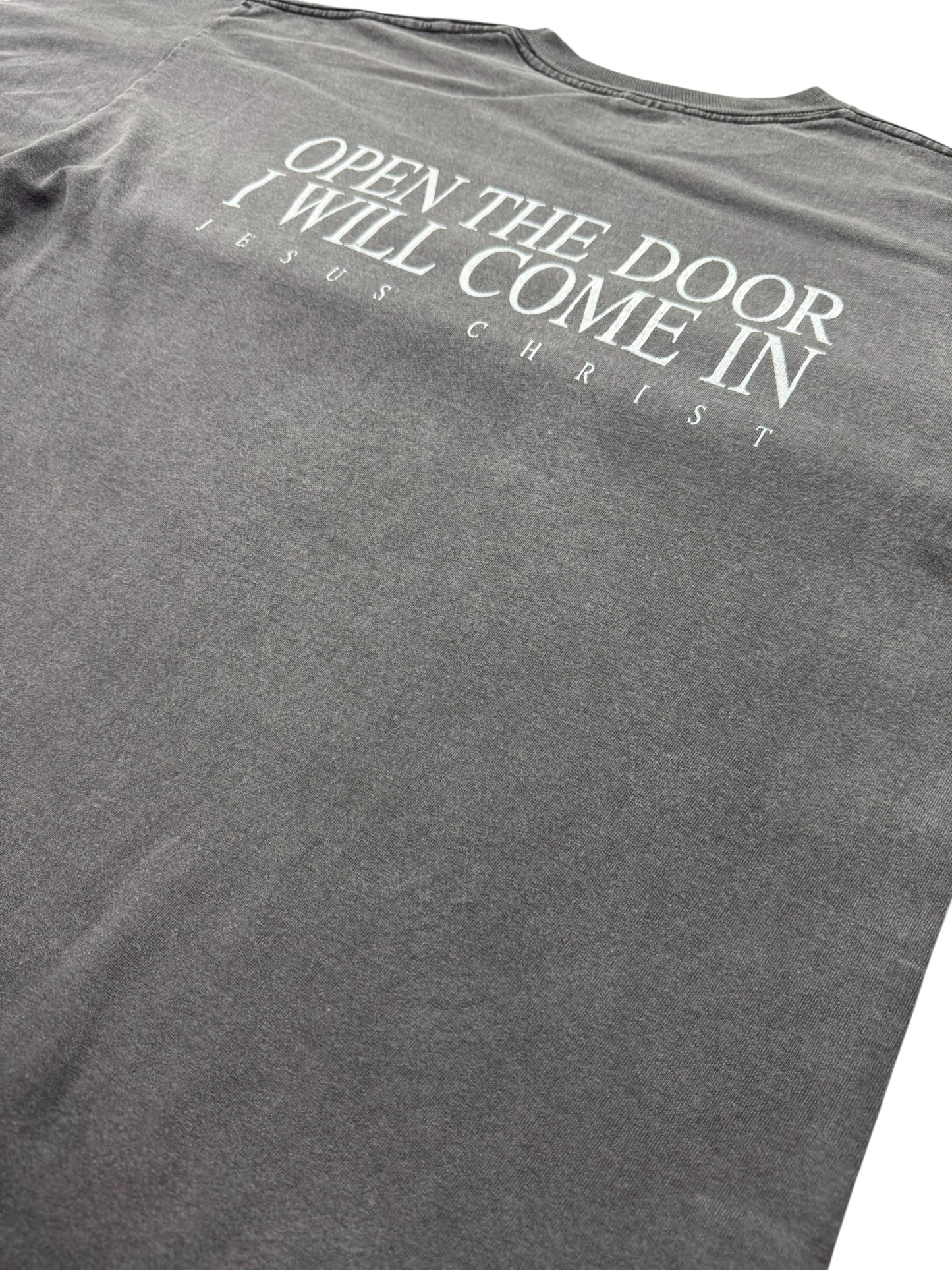 Fader Vintage 90s Jesus “Knock Knock” Revelation 3:20 Single Stitch Jesus Tee (XL)