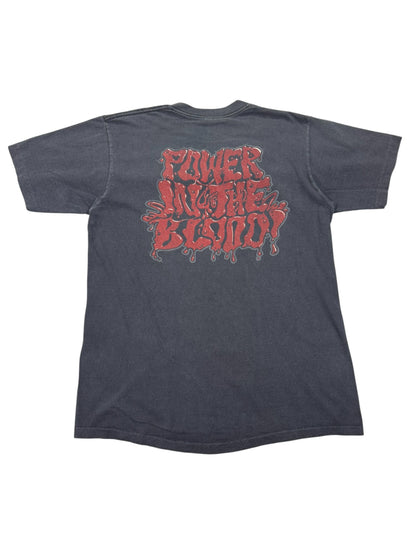 Fader Vintage Living Epistles “Sin Kills / Power in the Blood” Single Stitch Jesus Tee (L)