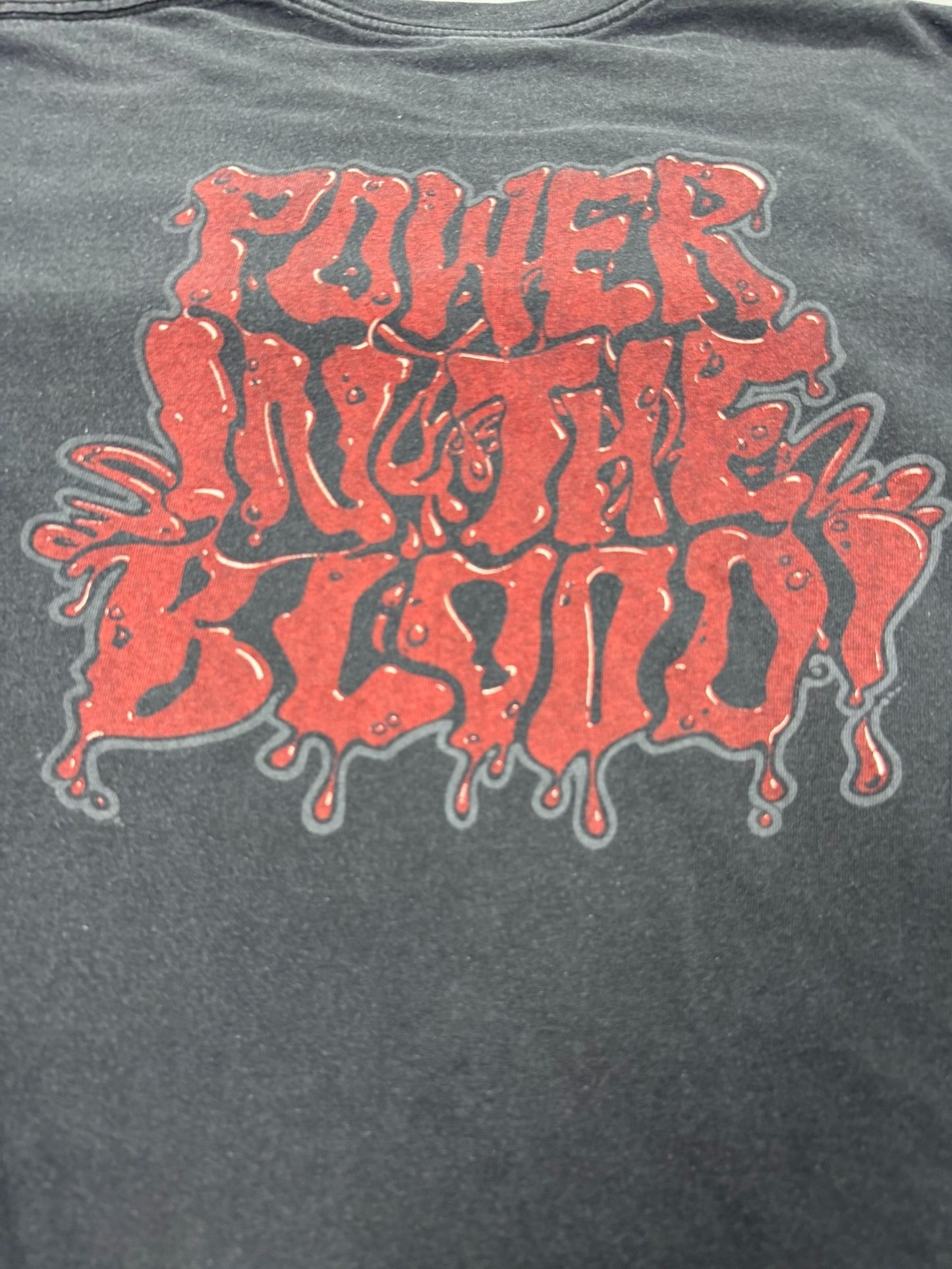 Fader Vintage Living Epistles “Sin Kills / Power in the Blood” Single Stitch Jesus Tee (L)