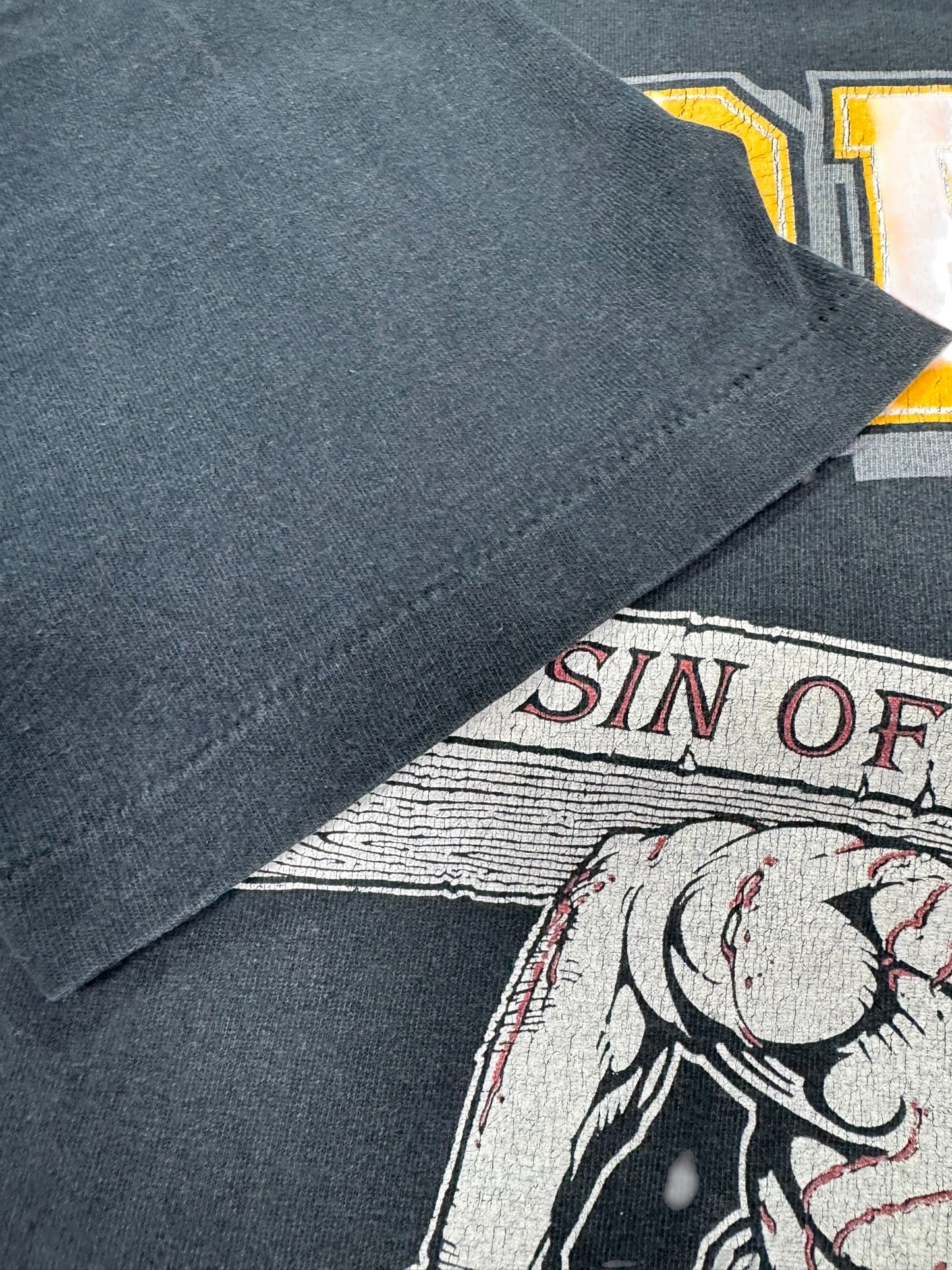 Fader Vintage Lord’s Gym “His Pain Your Gain” Single Stitch Jesus Tee (XL)