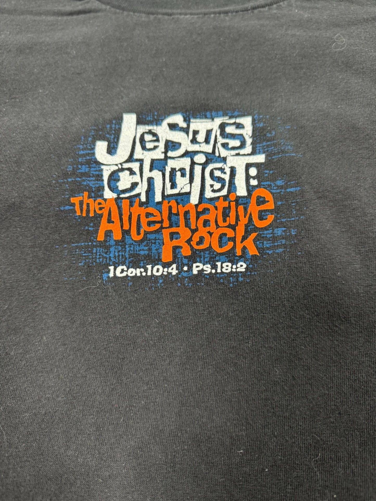 Vintage Jesus Christ Alternative Rock Christian Jesus Tee (L)