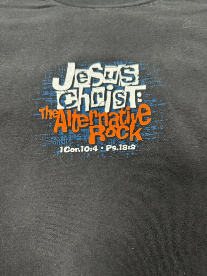 Vintage Jesus Christ Alternative Rock Christian Jesus Tee (L)