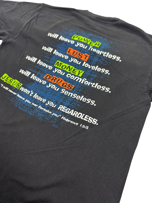 Vintage Jesus Christ Alternative Rock Christian Jesus Tee (L)