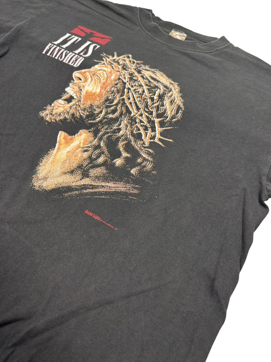 Vintage 90s "It Is Finished" Jesus Tee (L)
