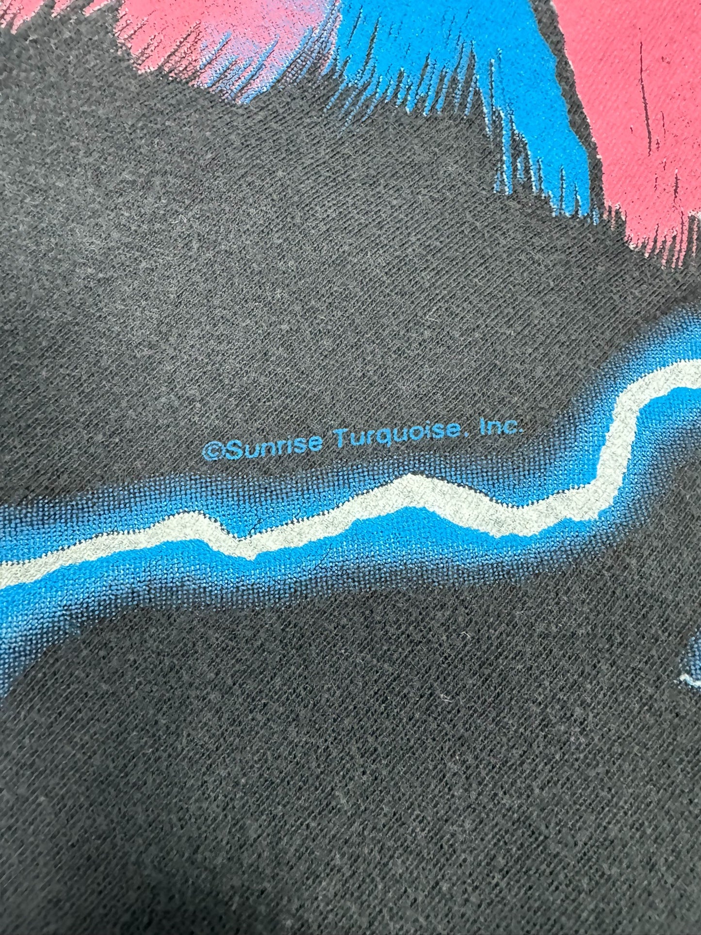 Vintage Jesus Power Lightning AOP Single Stitch Jesus Tee Grail (L)