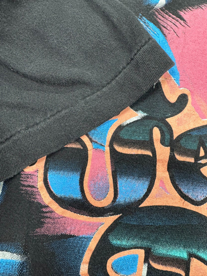 Vintage Jesus Power Lightning AOP Single Stitch Jesus Tee Grail (L)