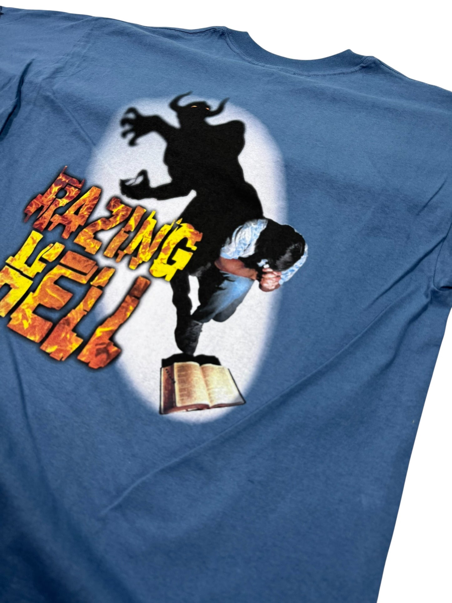 Vintage Art of the Covenant “Hell Razer / Razing Hell” Jesus Tee NWT (XL)