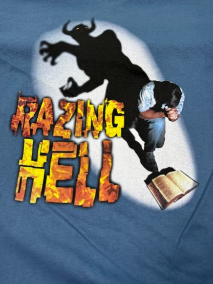 Vintage Art of the Covenant “Hell Razer / Razing Hell” Jesus Tee NWT (XL)