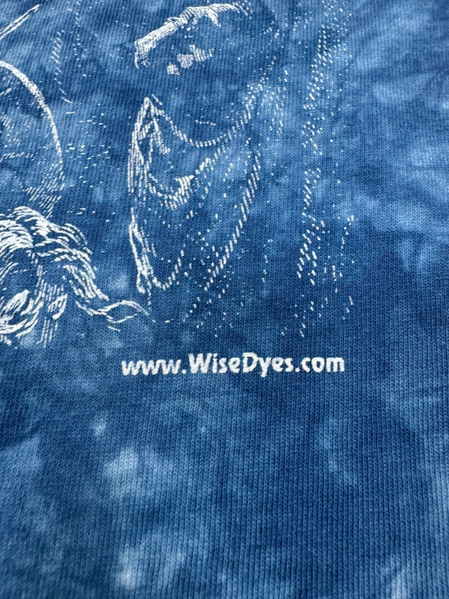 Vintage Jesus Crucifixion Art Gustave Doré Isaiah 53:5 Tie-Dye Jesus Tee (XL)