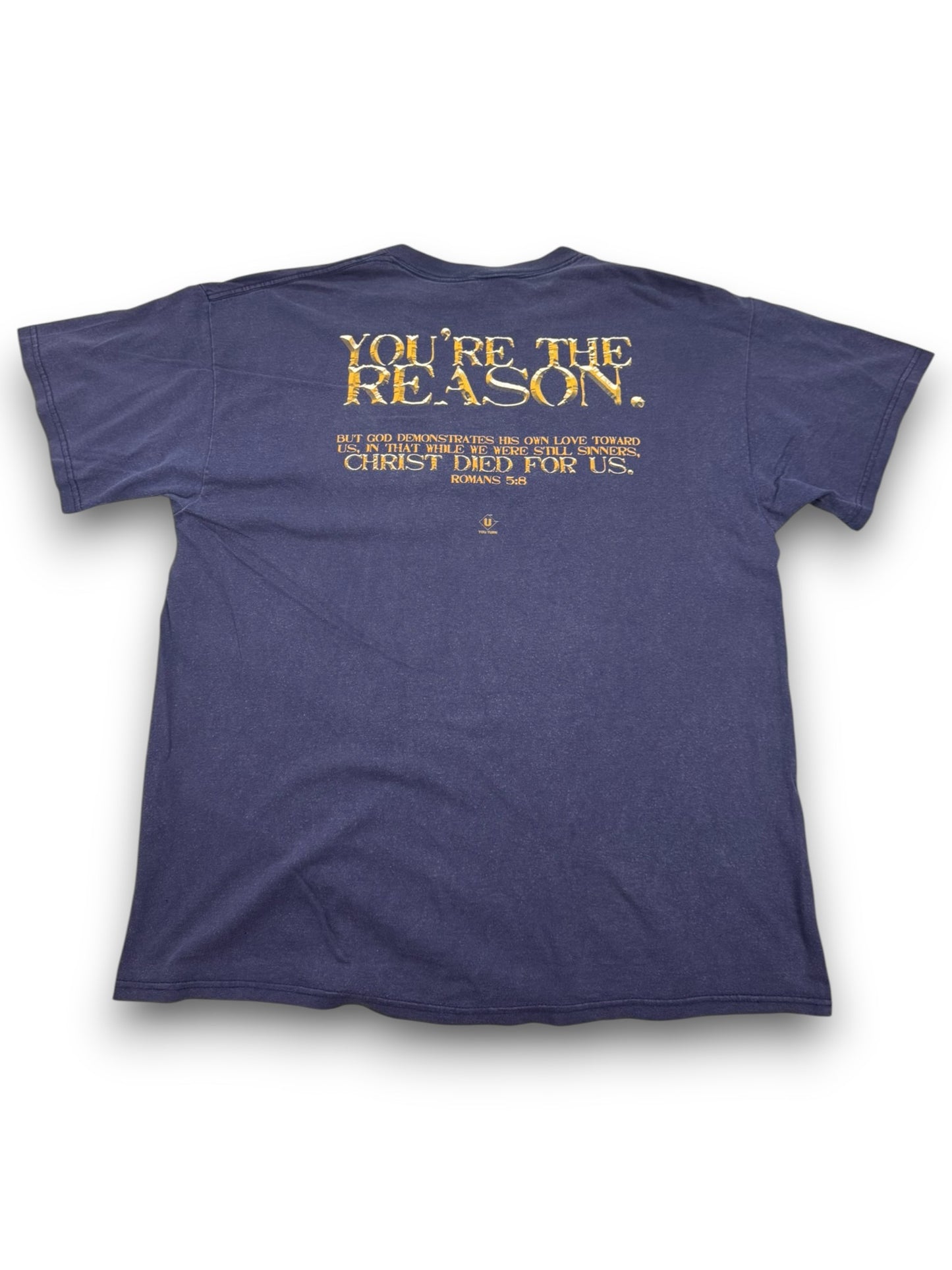 Vintage Jesus Died For a Reason Christian Jesus Tee (XL)