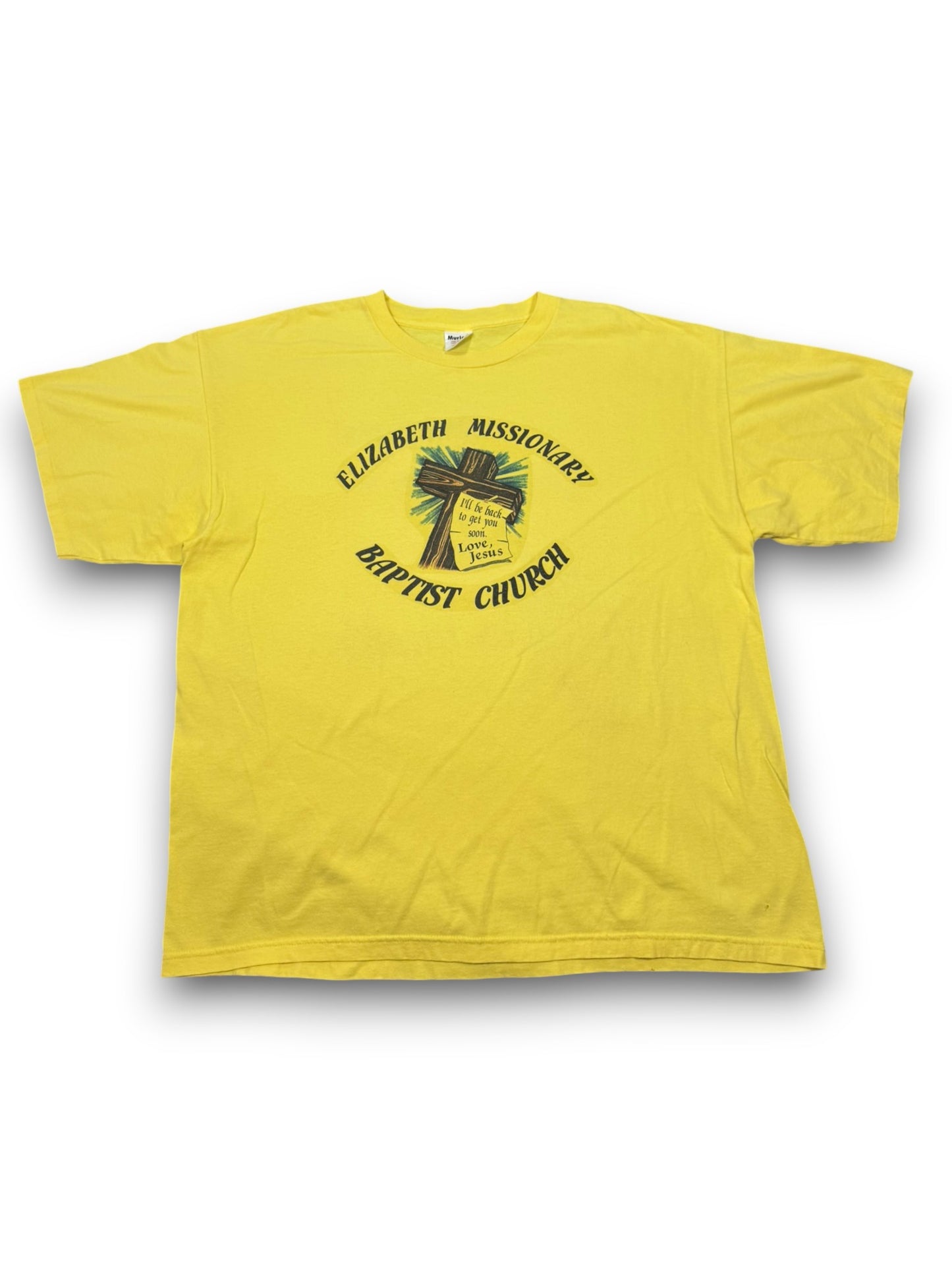 RARE Vintage SWAT Missionary Baptist Church Single Stitch Jesus Tee (XXL)